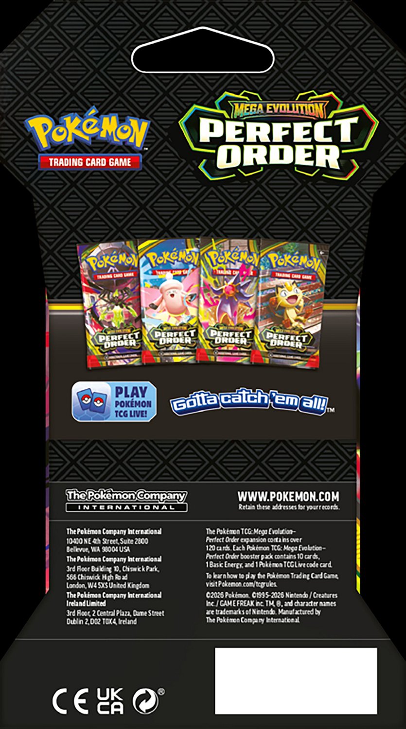 Pokémon Trading Card Game Mega Evolutions 3 Perfect Order Sleeve Booster - view number 5
