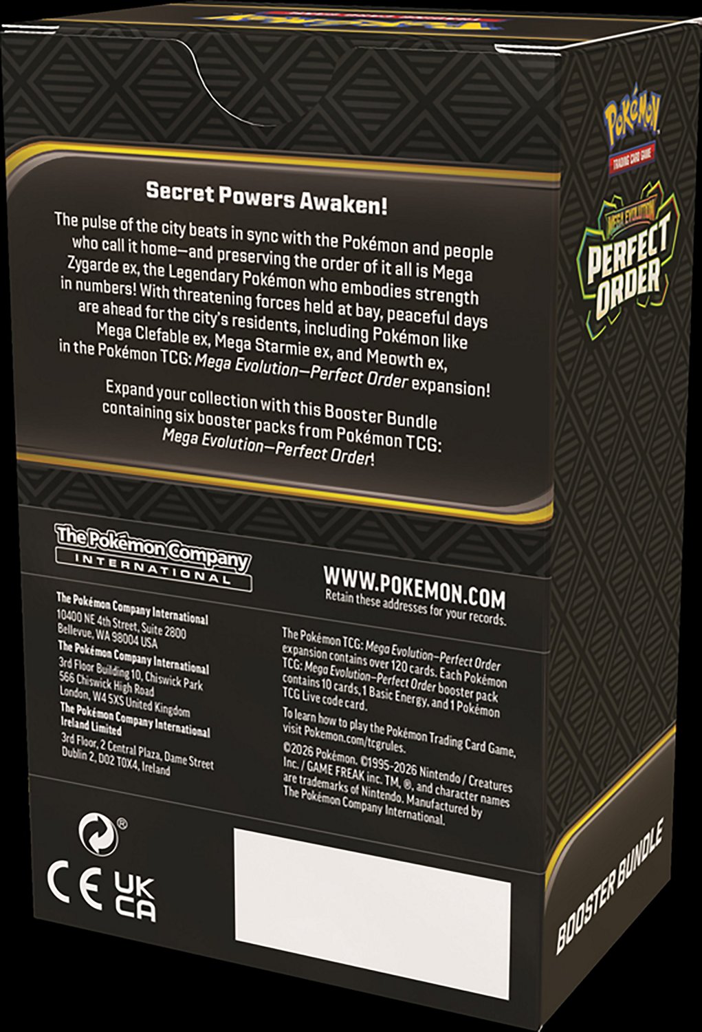 Pokemon Trading Card Game Mega Evolutions 3 Perfect Order Booster Pack - view number 2