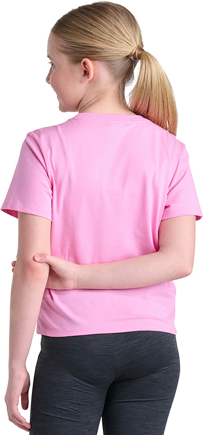 adidas Girls' Graphic Cotton Short Sleeve T-shirt - view number 2