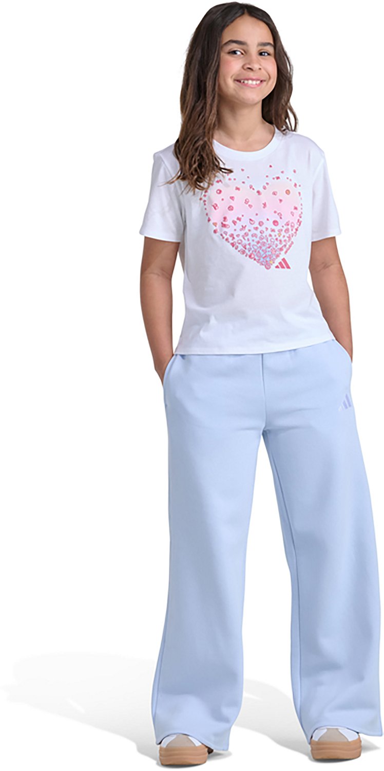 adidas Girls' Graphic Cotton Short Sleeve T-shirt - view number 4
