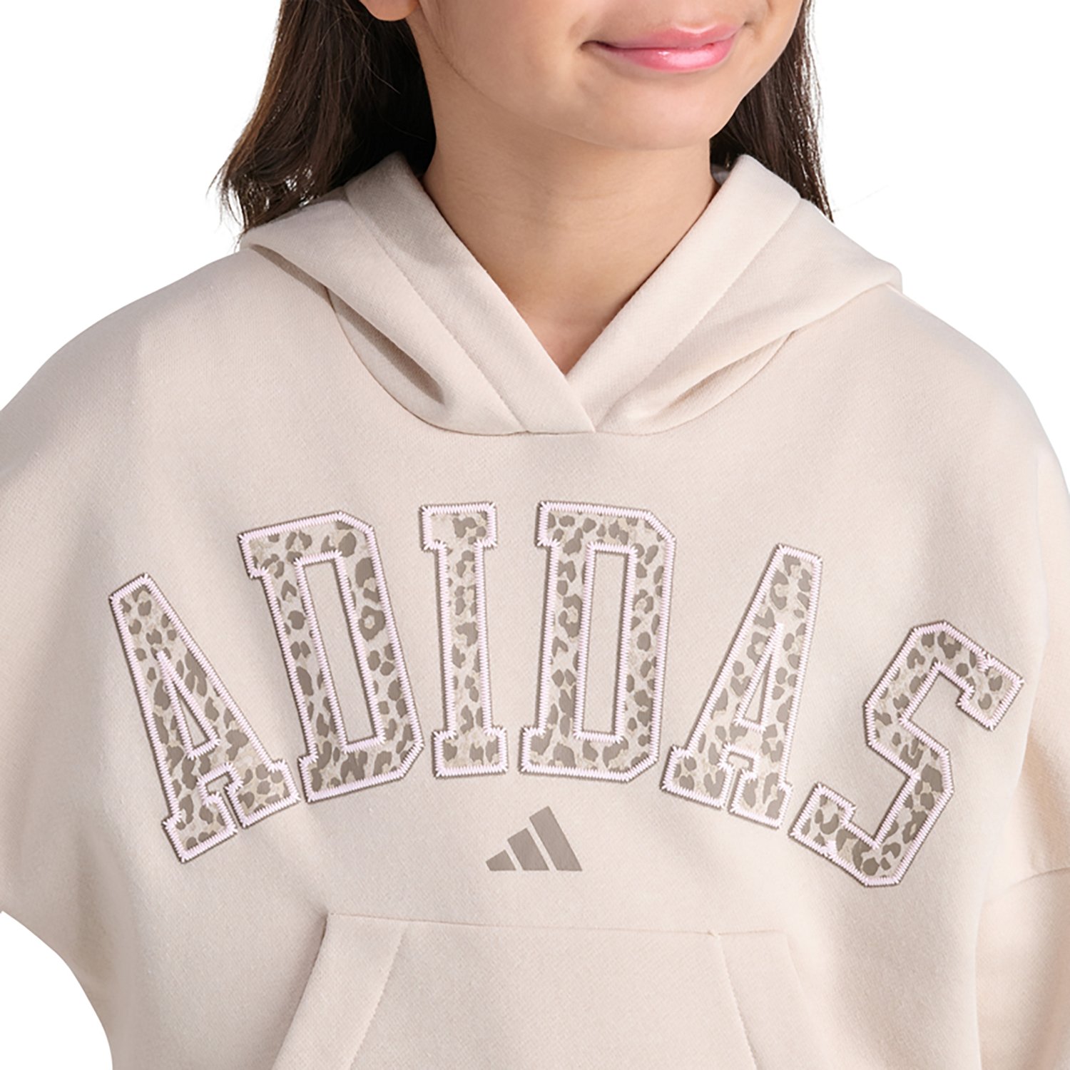 adidas Girls' Graphic Fleece Pullover Hoodie - view number 3