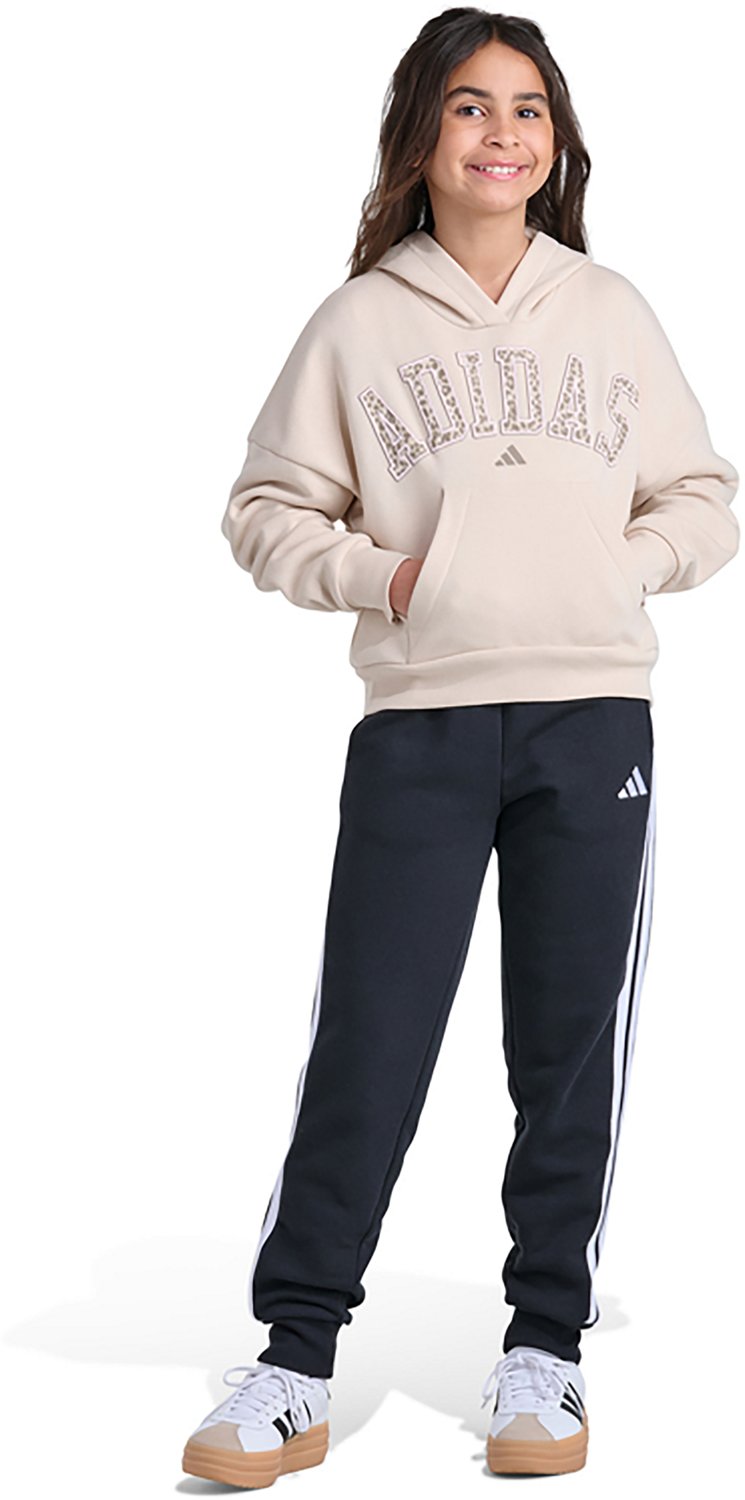 adidas Girls' Graphic Fleece Pullover Hoodie - view number 4
