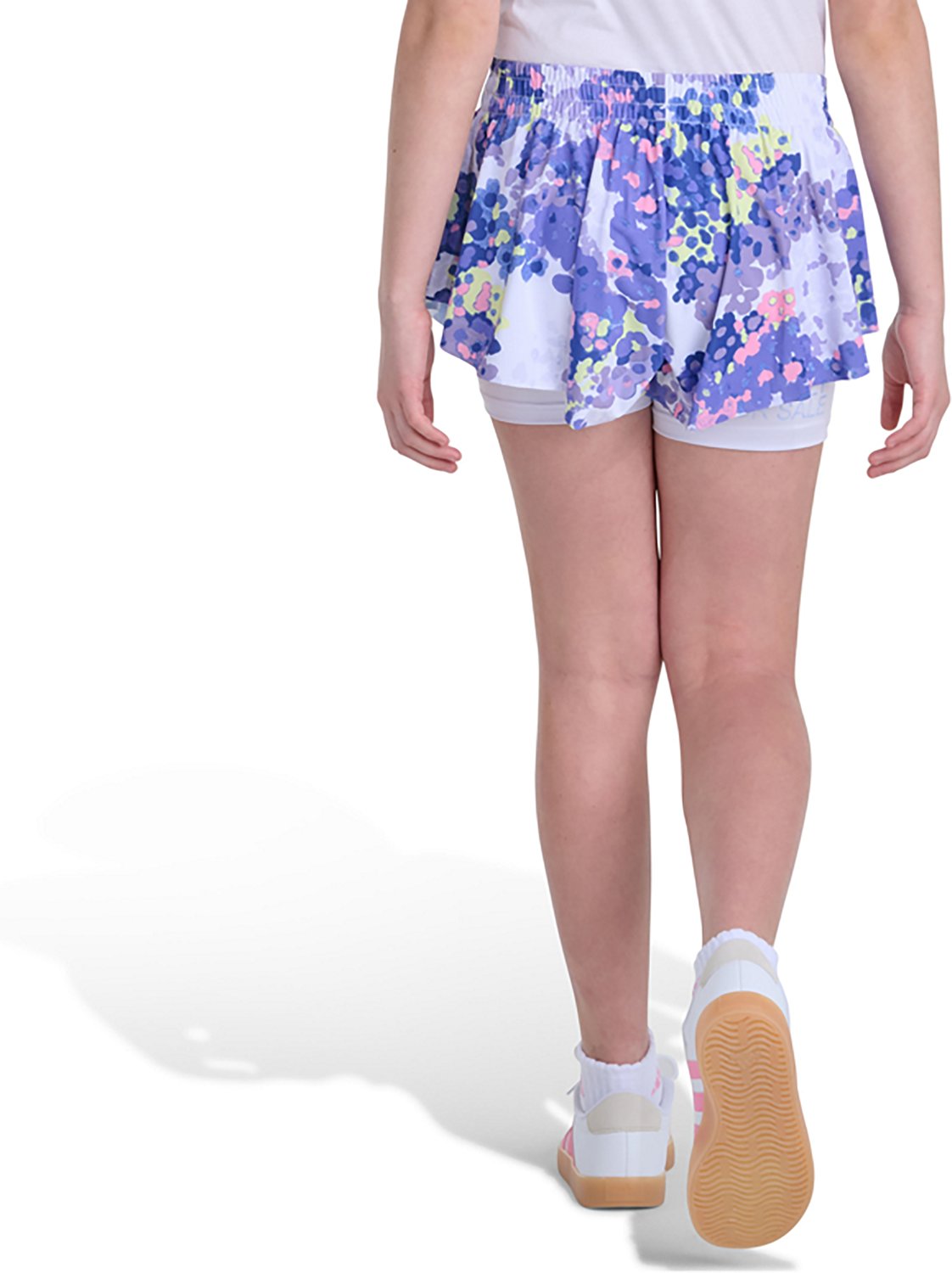 adidas Girls' AOP Flowy Shorts - view number 2