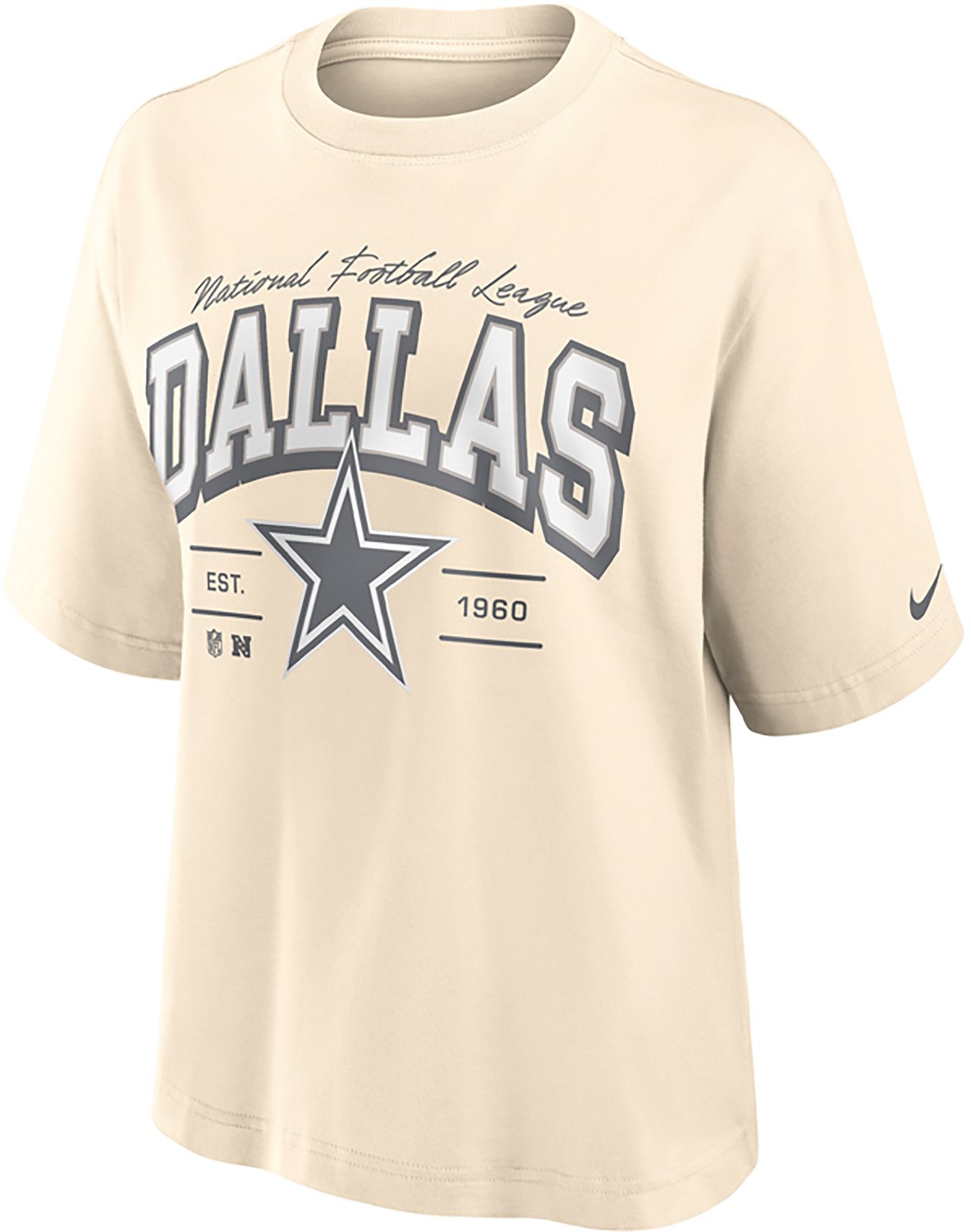 Nike Women's Dallas Cowboys True Classic Boxy Graphic T-shirt - view number 2
