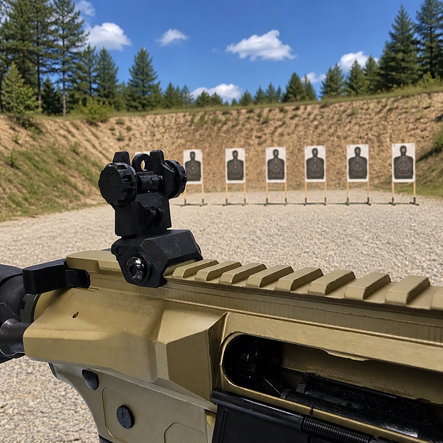 XTS Tactical Polymer Rear Flip-up Sight - view number 3
