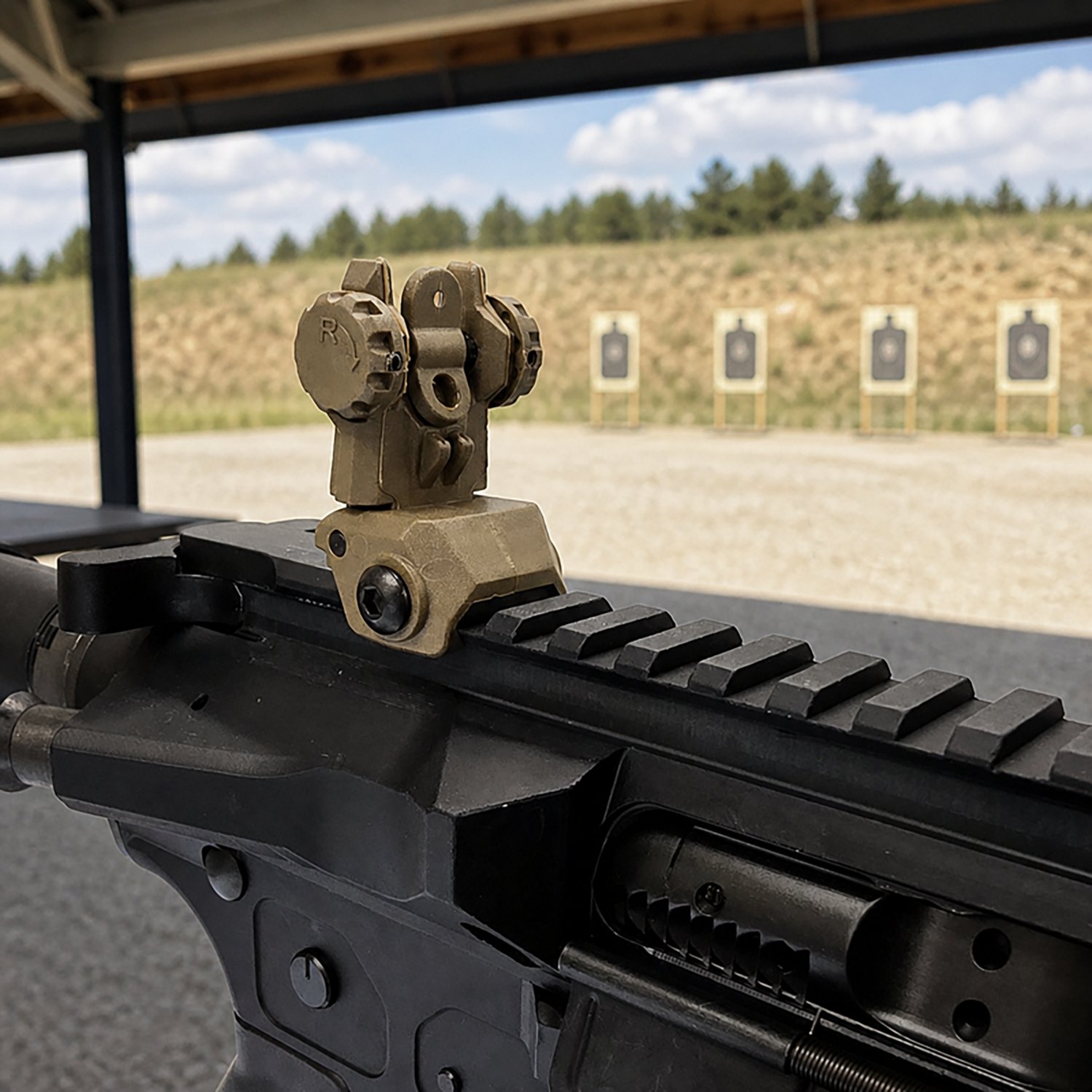 XTS Tactical Polymer Flip-Up Rear Sight - view number 2