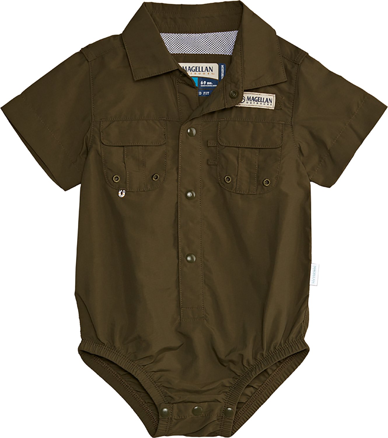 Magellan Outdoors Infant Boys' Laguna Madre Short Sleeve Onesie