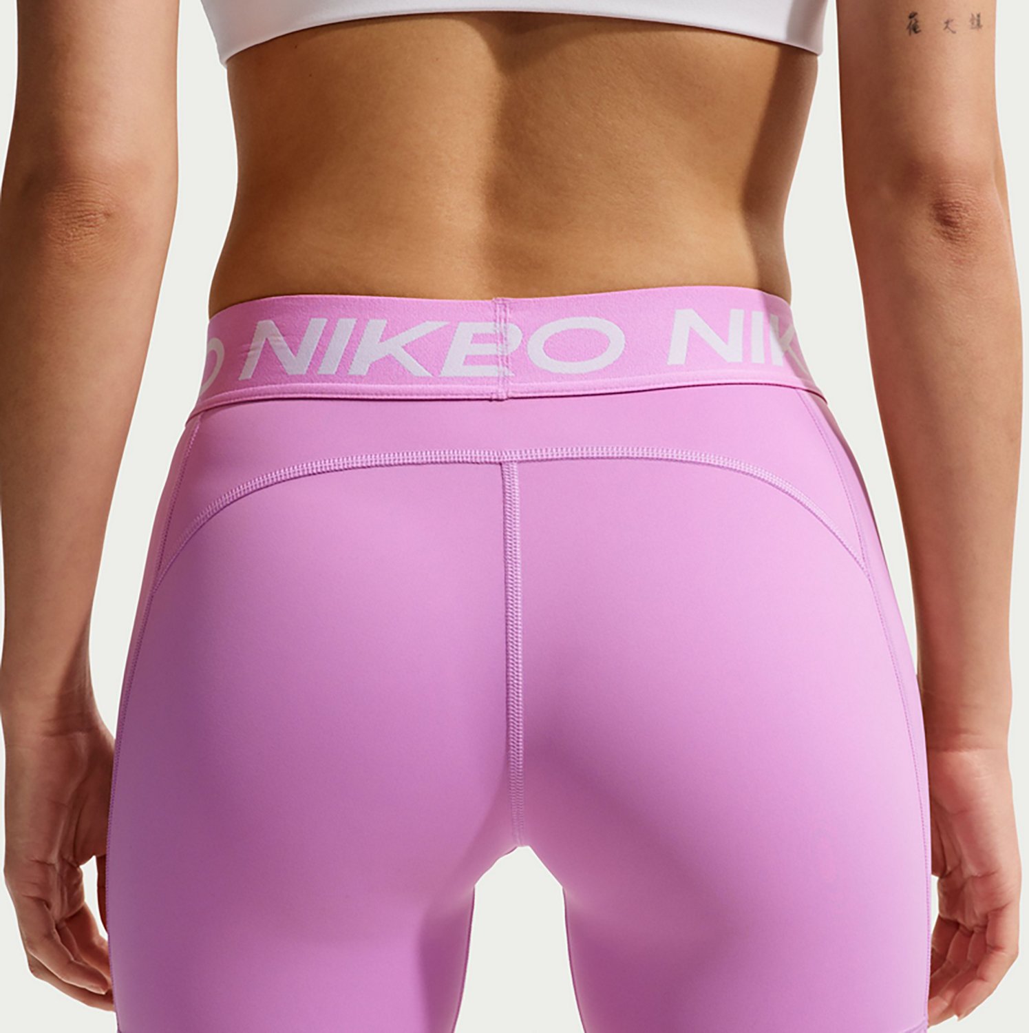 Nike Women's Nike Pro Dri-FIT Mid-Rise Biker Shorts 5 in. - view number 4