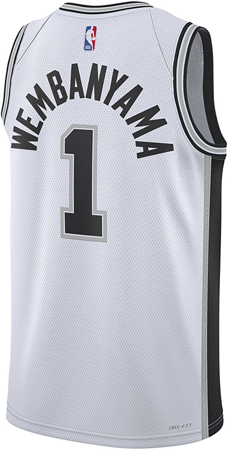 Unisex Nike Victor Wembanyama San Antonio Spurs Swingman Jersey - Association Edition                                            - view number 2