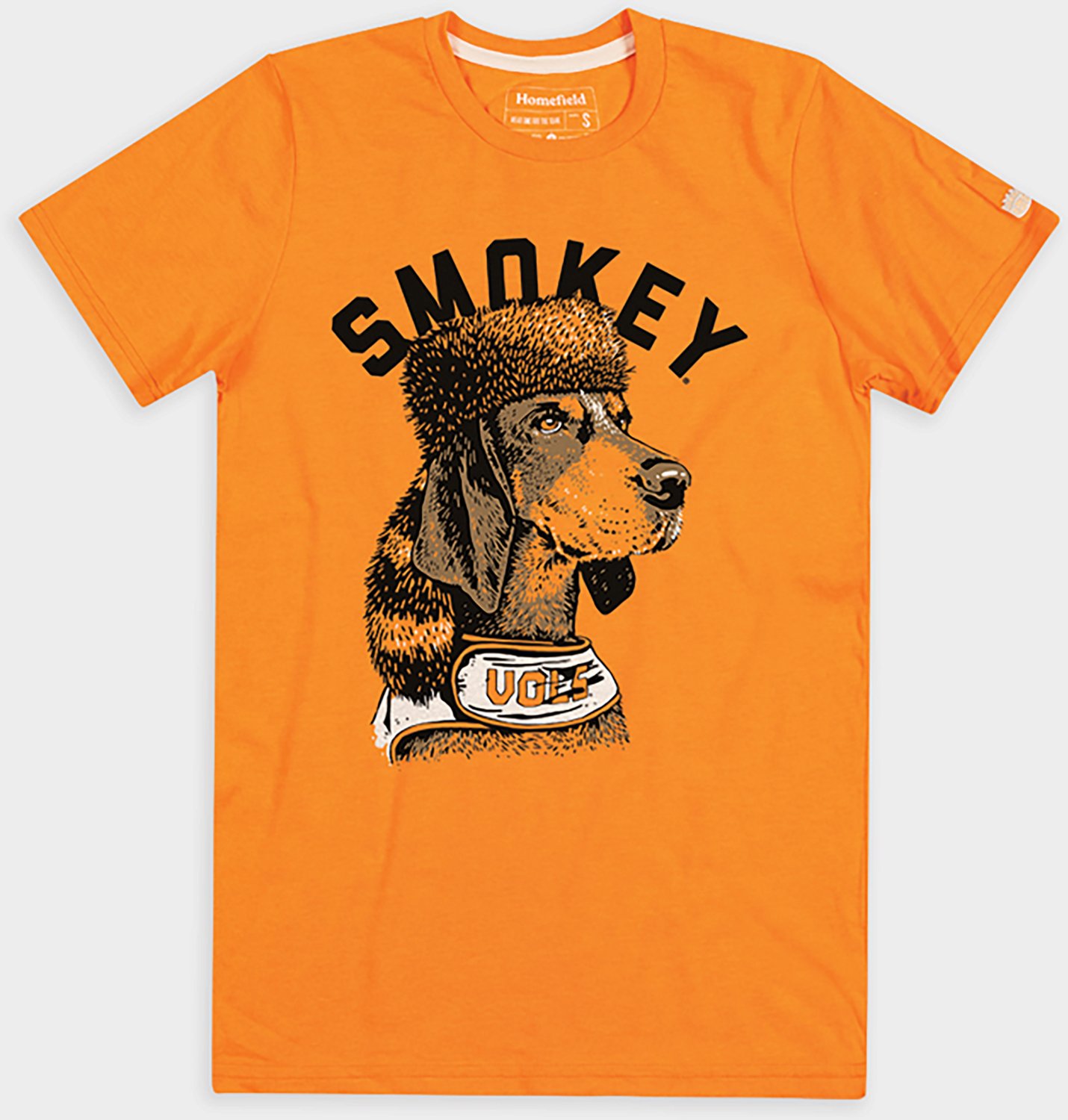 Homefield Men's University of Tennessee Smokey Mascot Illustration Short Sleeve T-shirt - view number 3