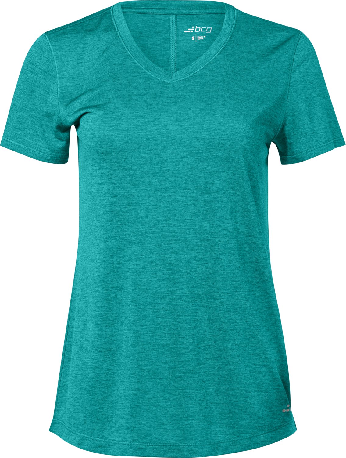 BCG Women's Turbo Melange V-neck T-shirt