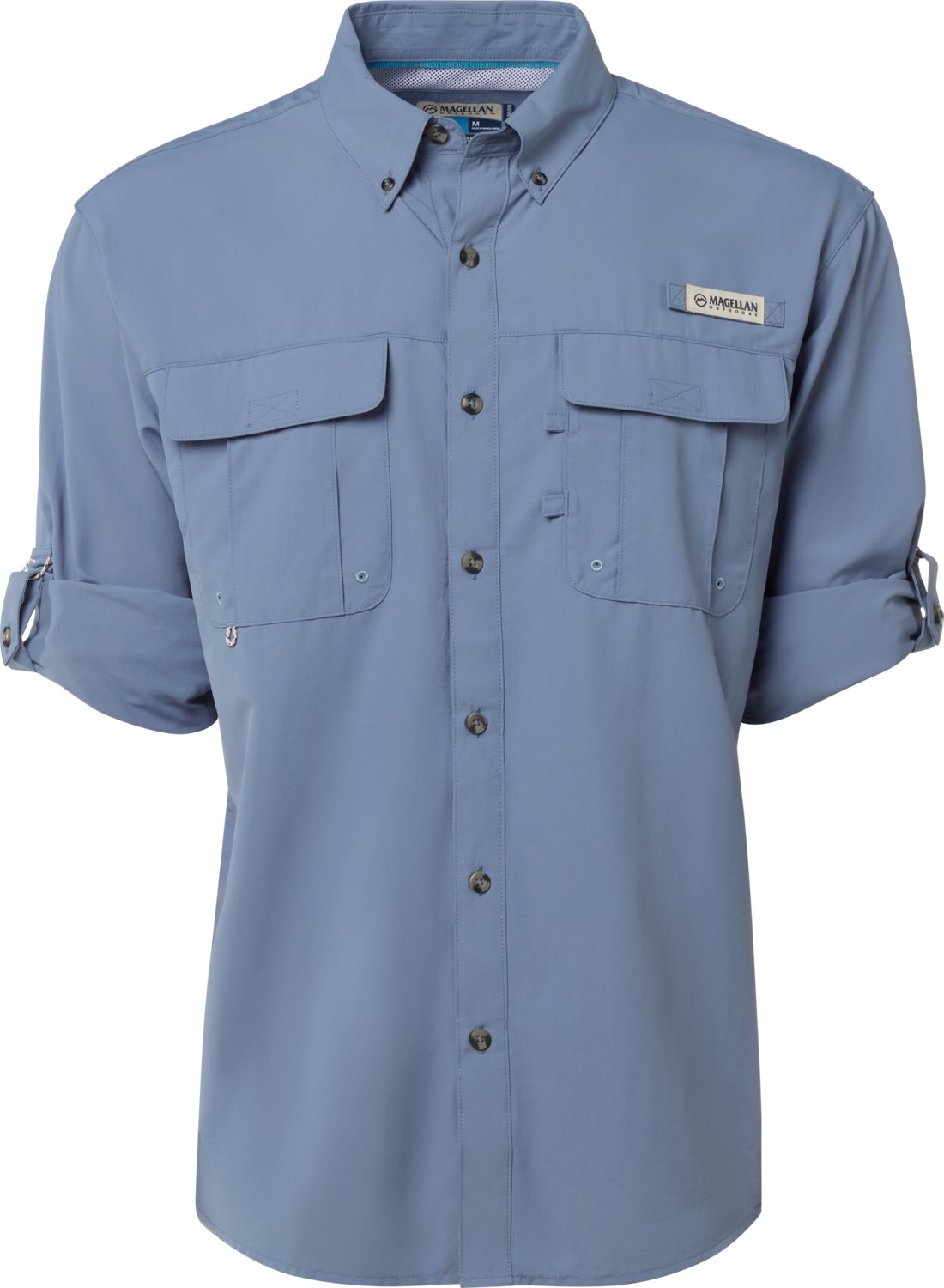Magellan Outdoors Men's Laguna Madre Solid Long Sleeve Fishing Shirt - view number 4