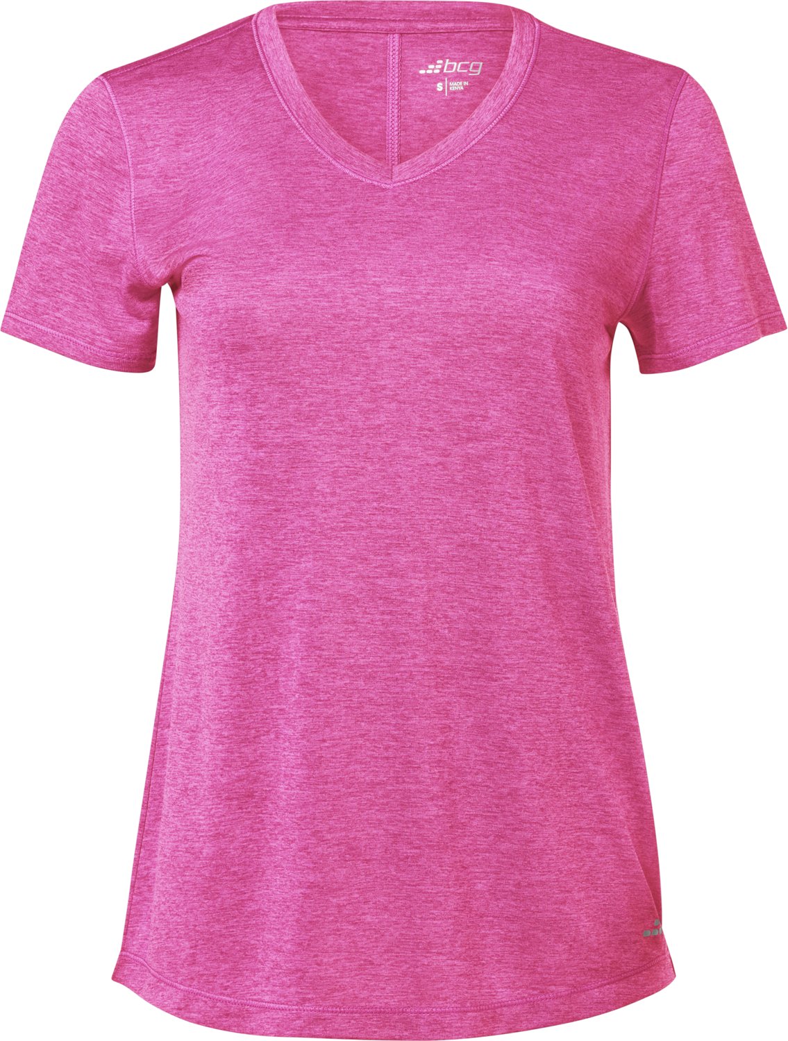 BCG Women's Turbo Melange V-neck T-shirt