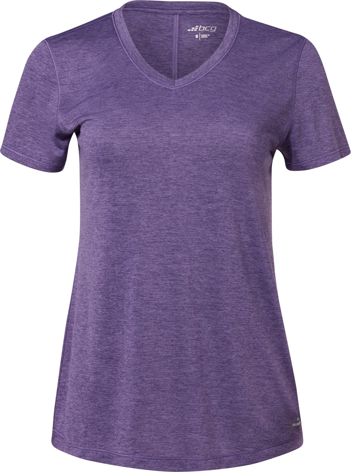 BCG Women's Turbo Melange V-neck T-shirt - view number 4