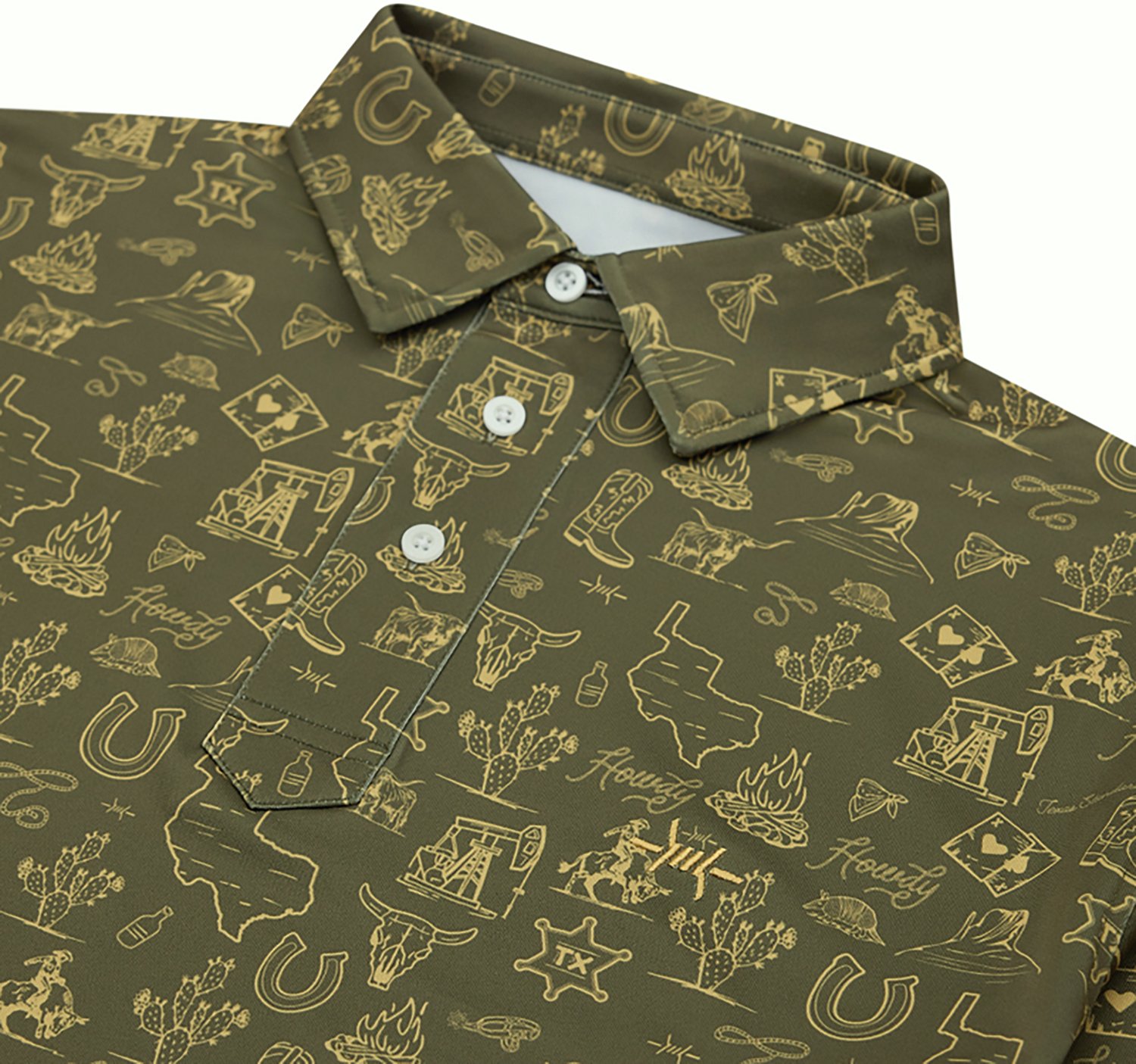 Texas Standard Men's Chisholm Traditions Polo Shirt                                                                              - view number 4