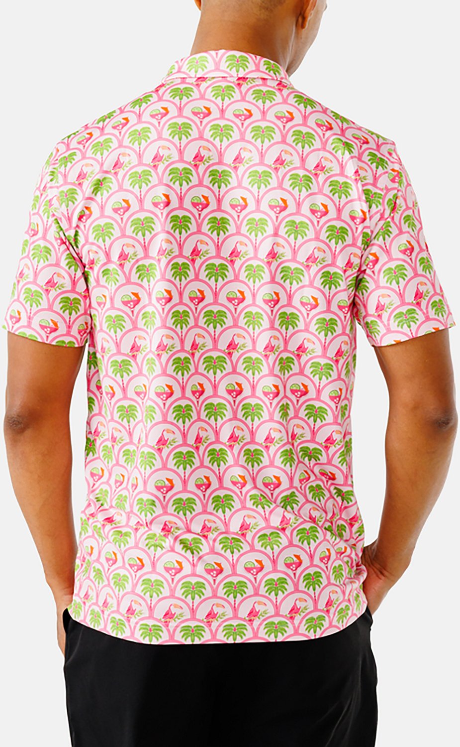 Waggle Men's Fairway Fiesta Polo Shirt