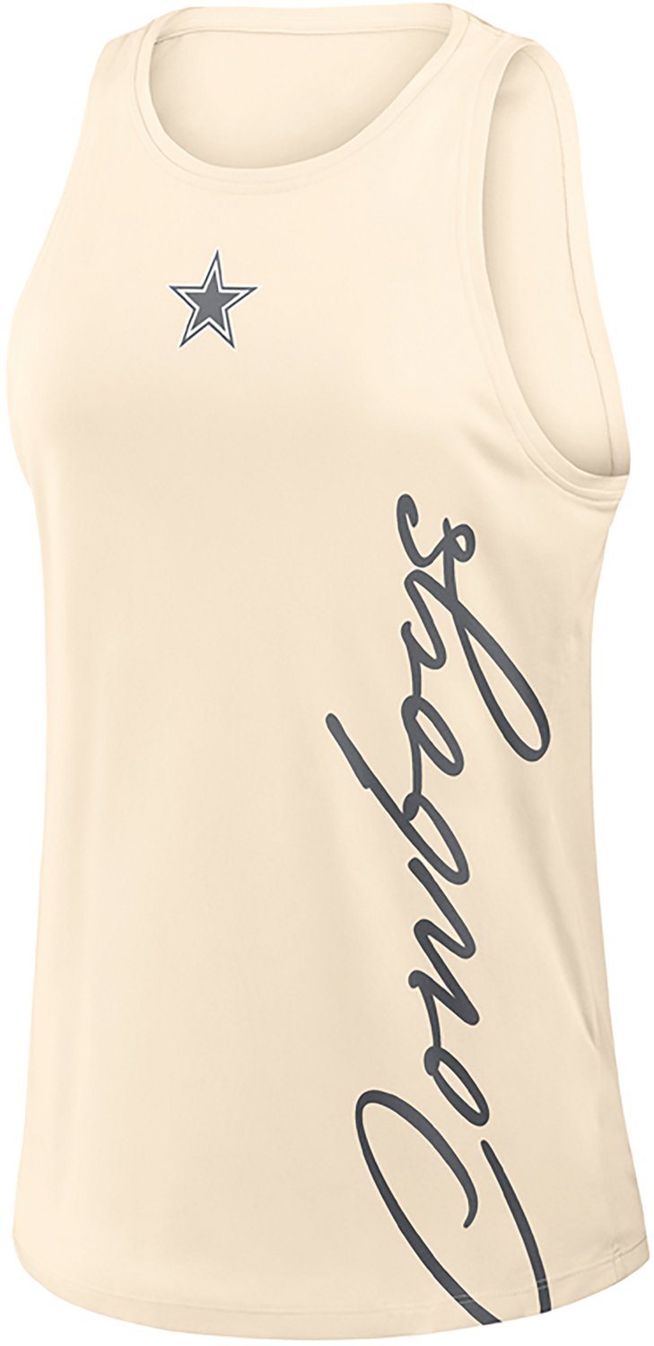 Nike Women's Dallas Cowboys Dri-Fit Front Runner Graphic Tank Top - view number 2