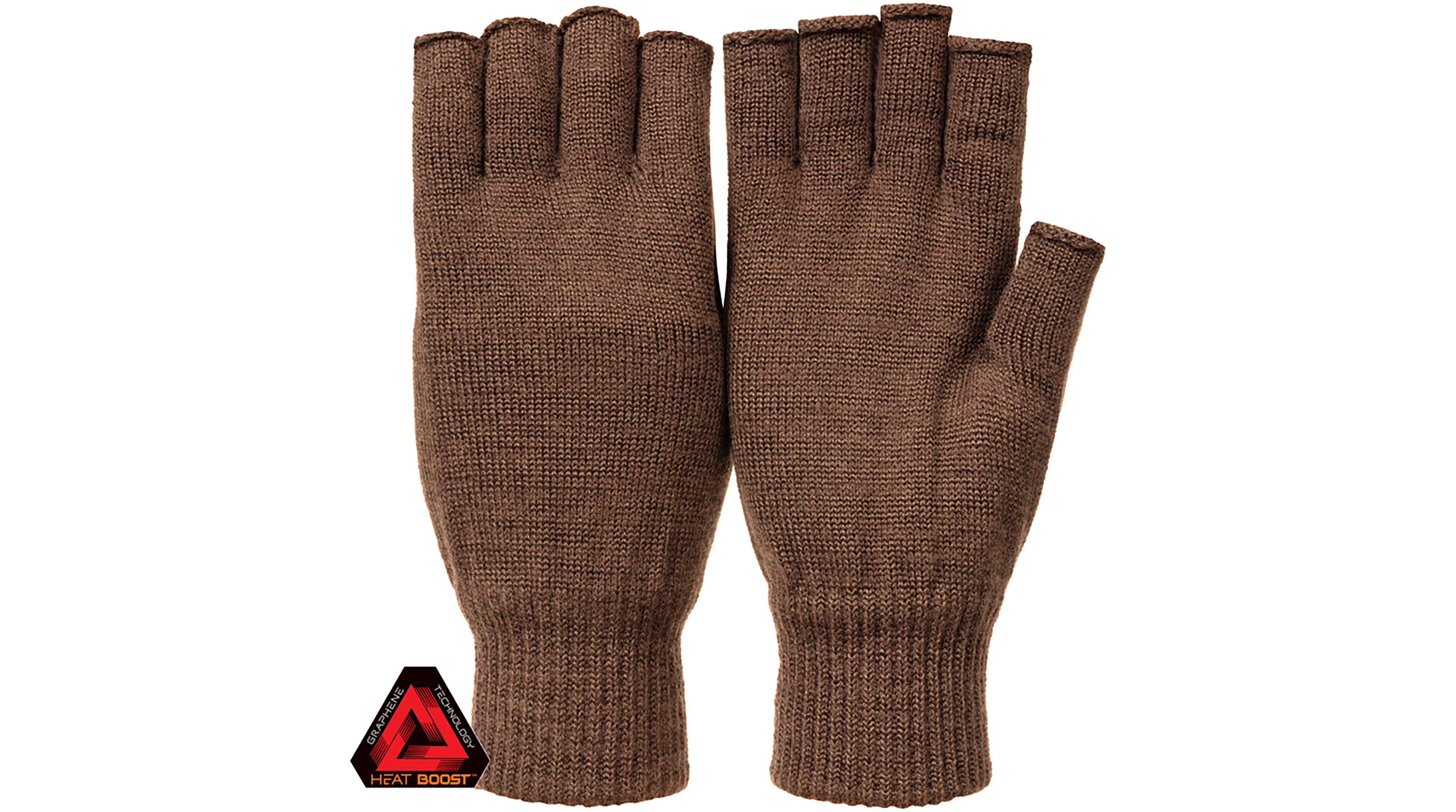 Huntworth Men's Easton Heat Boost MW Fingerless Knit Gloves