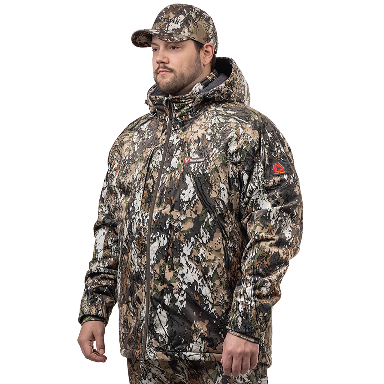 Huntworth Men's Matterhorn Heat Boost HW WP Fleece Lined Jacket - view number 4