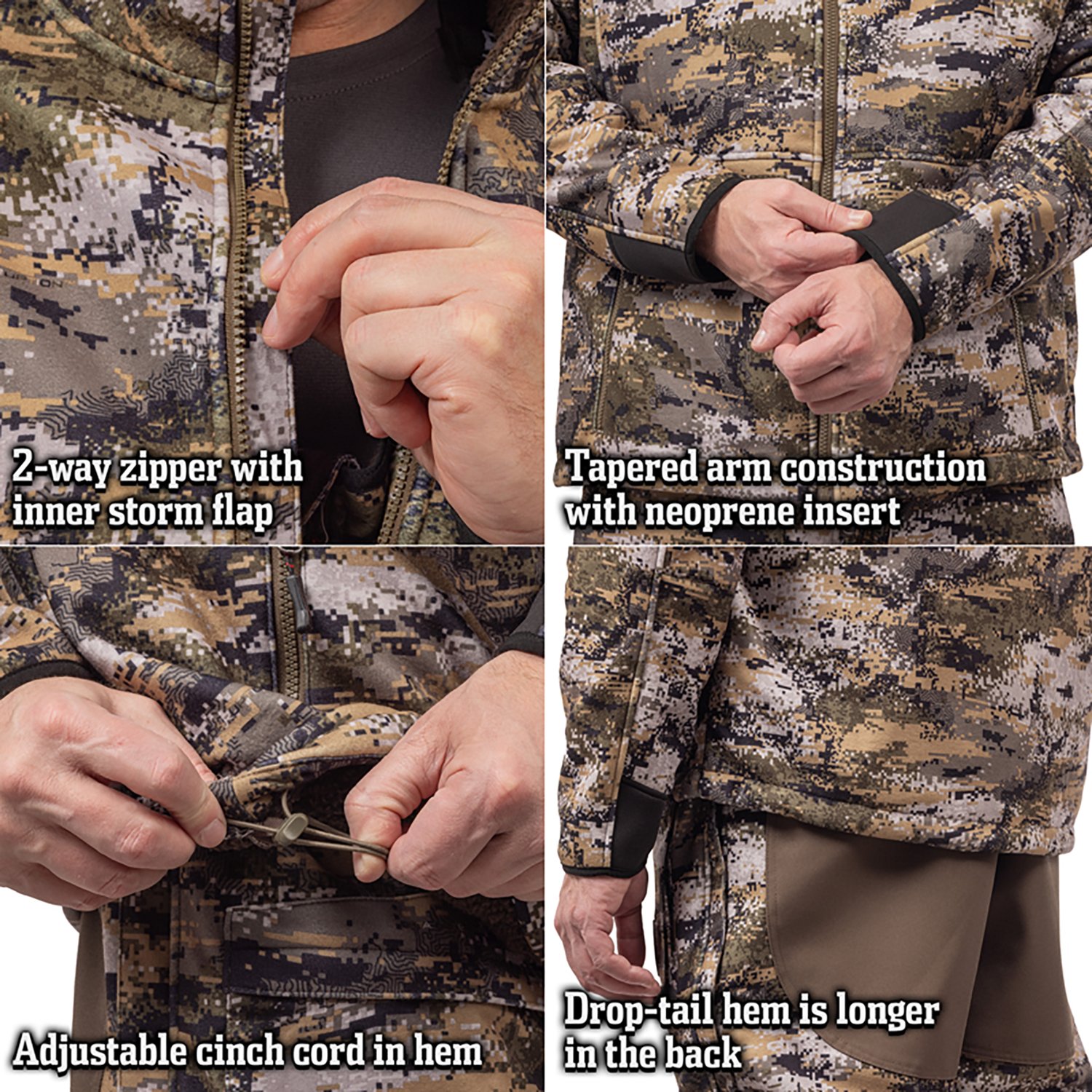 Huntworth Men's Warren Heat Boost HW Softshell Jacket - view number 6