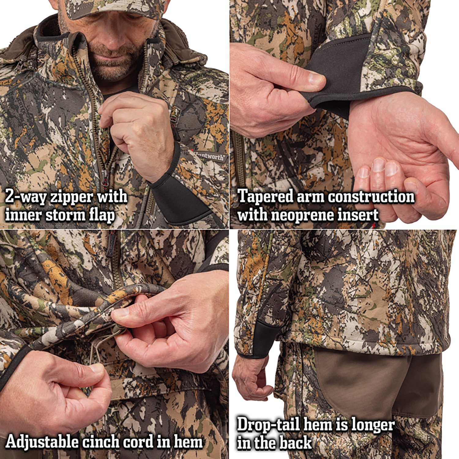 Huntworth Men's Warren Heat Boost HW Softshell Jacket