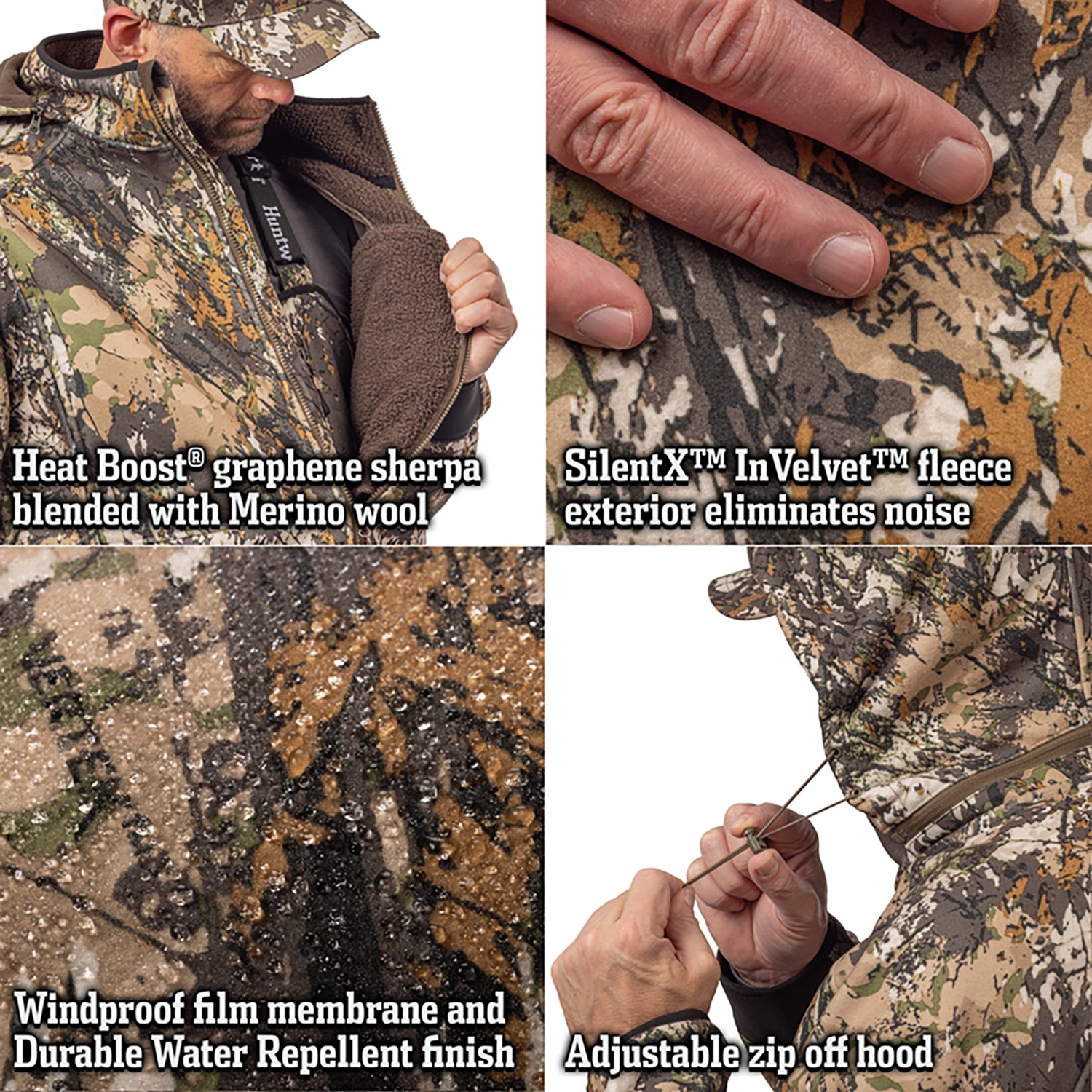 Huntworth Men's Warren Heat Boost HW Softshell Jacket