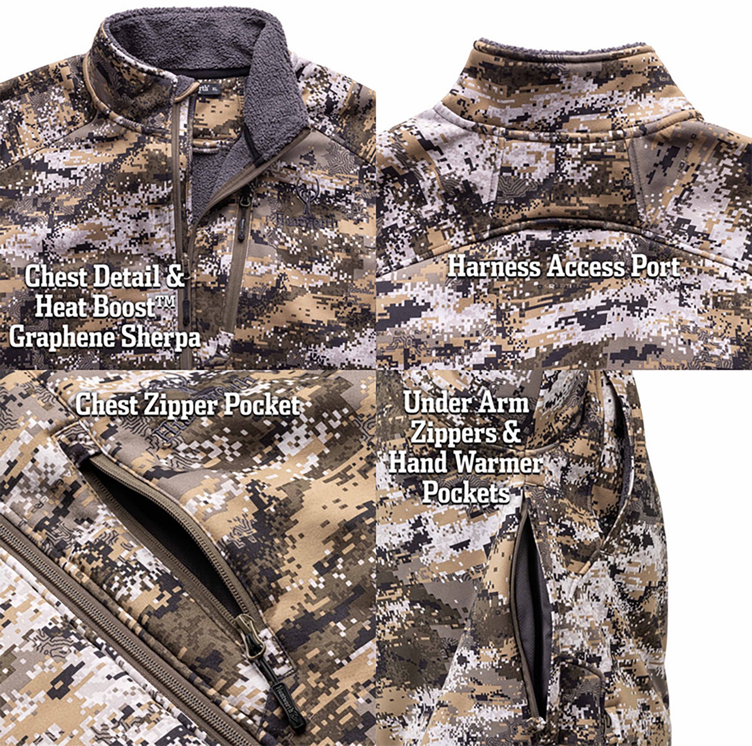 Huntworth Men's Saskatoon Heat Boost HW Soft Shell Jacket - view number 6