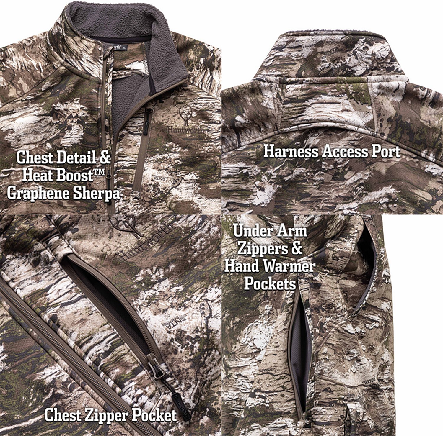 Huntworth Men's Saskatoon Heat Boost HW Soft Shell Jacket - view number 6