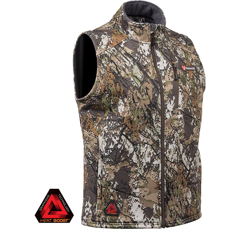 Huntworth Saskatoon Heat Boost Heavyweight Softshell Vest for Men - Huntworth Vertek