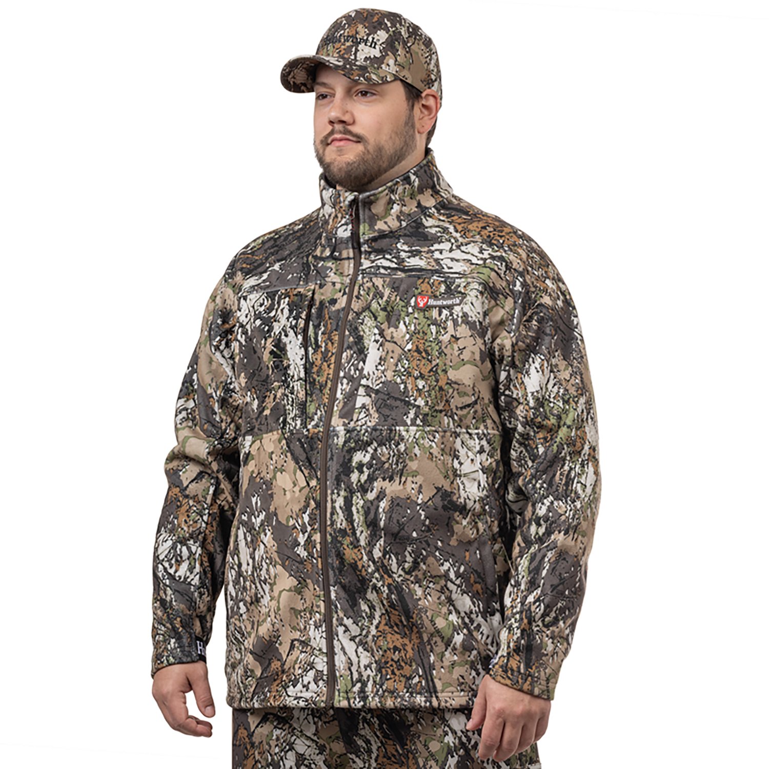 Huntworth Men's Elkins MW Softshell Grid-Fleece Lined Jacket