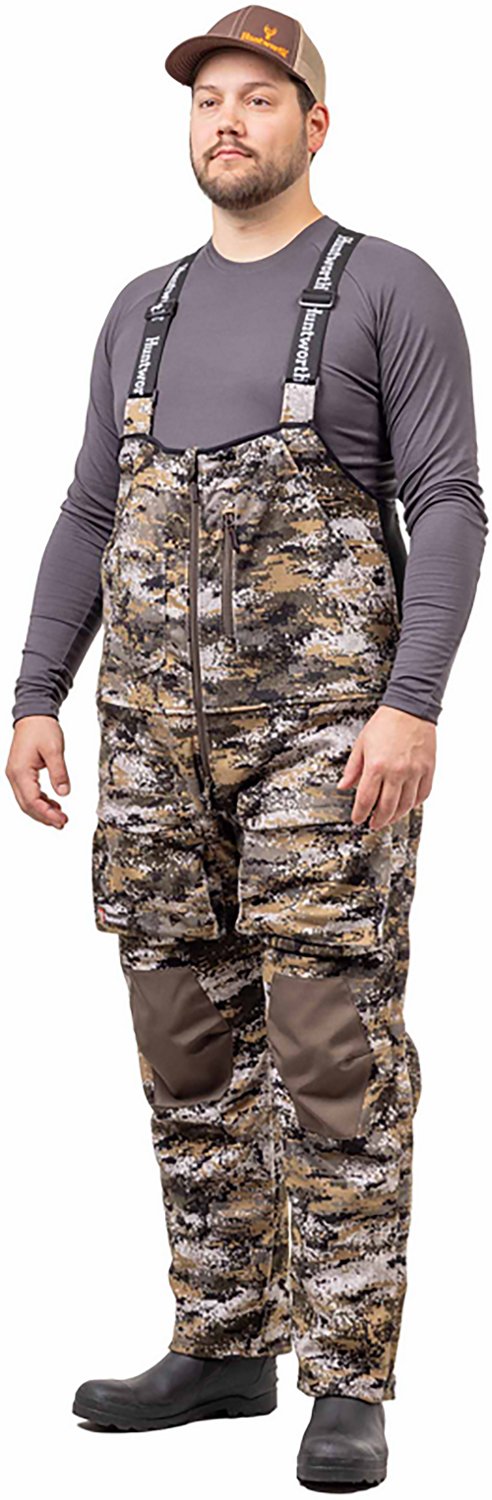 Huntworth Men's Elkins MW Softshell Grid-Fleece Lined Bib - view number 3