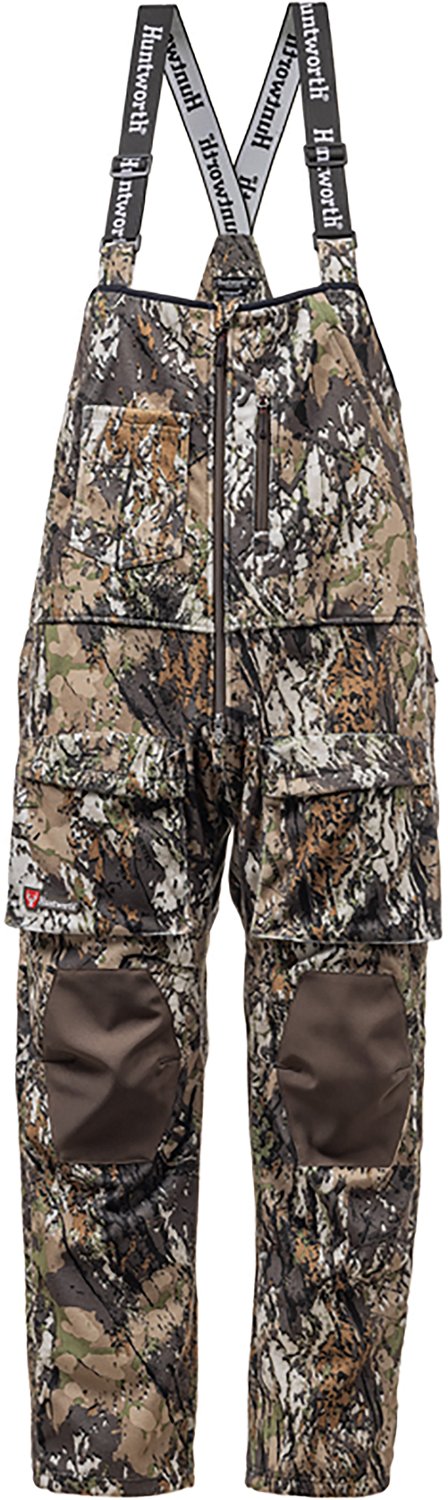 Huntworth Men's Elkins MW Softshell Grid-Fleece Lined Bib