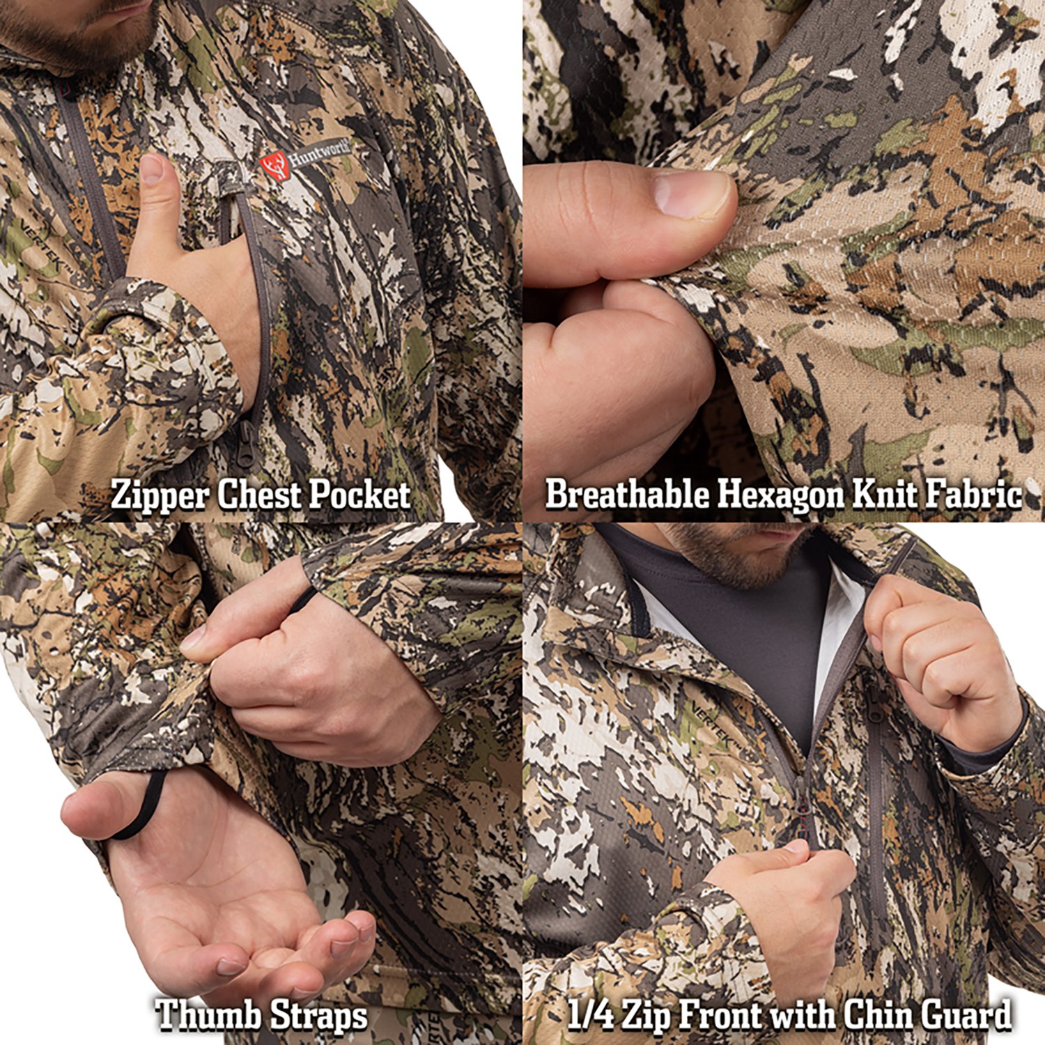 Huntworth Men's Gadsden 1/4-Zip Shirt - view number 5