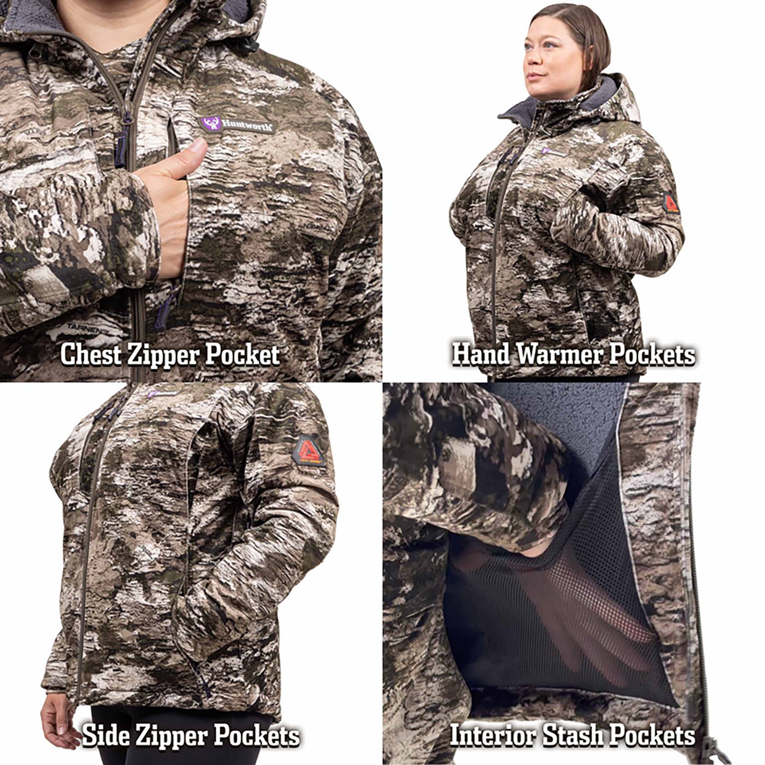 Huntworth Women's Matterhorn Heat Boost Heavyweight Hunting Jacket - view number 7