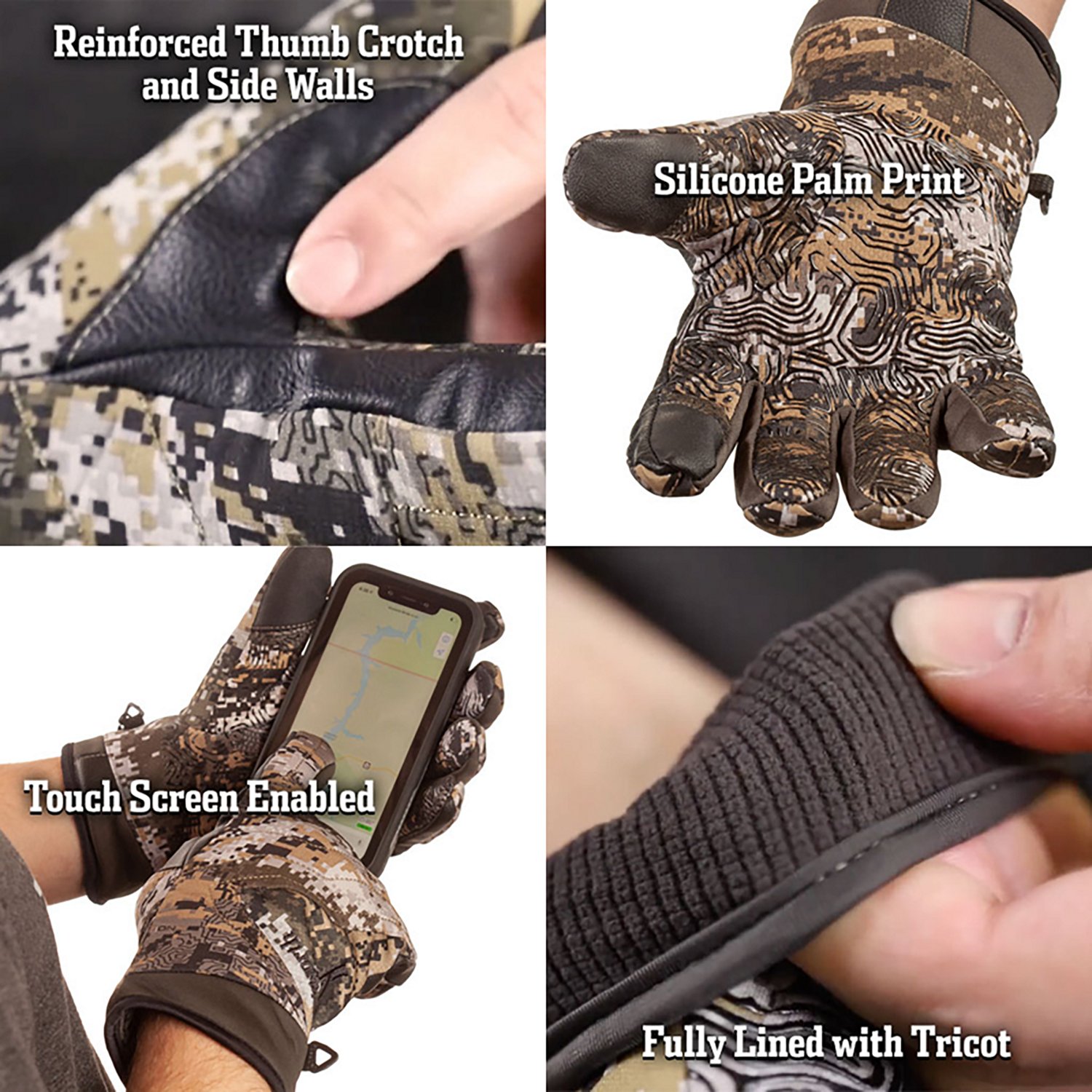 Huntworth Men's Heavyweight Anchorage Primaloft Insulated Waterproof Gloves - view number 2
