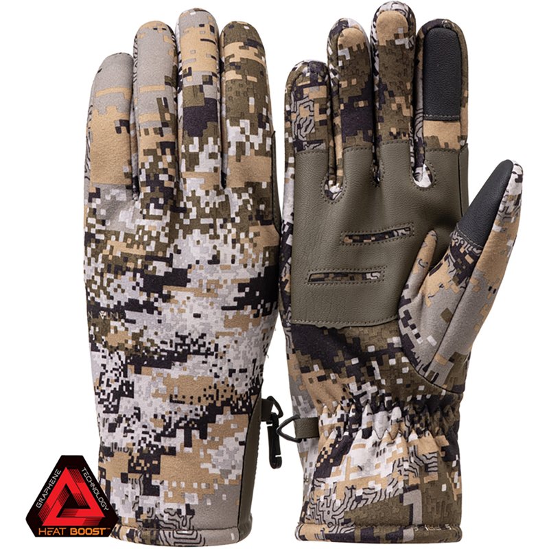 Huntworth Men's Barrow Heat Boost Heavyweight Softshell Hunting Gloves