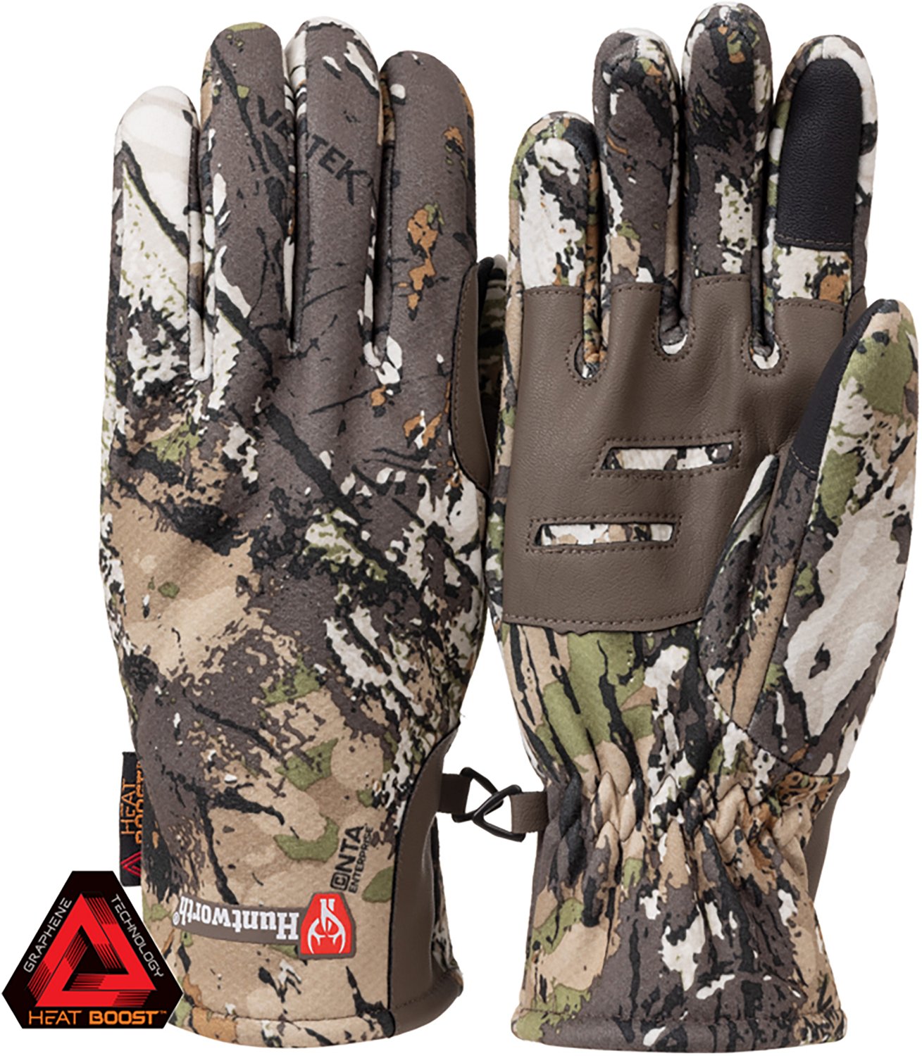 Huntworth Men's Barrow Heat Boost Heavyweight Softshell Hunting Gloves
