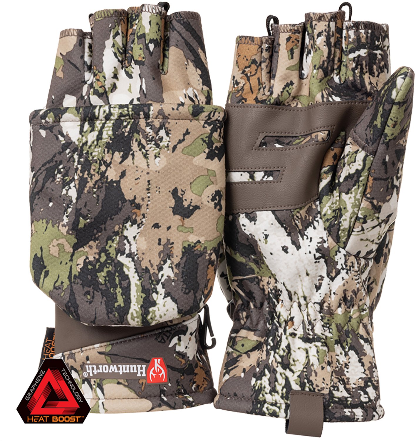 Huntworth Men's Colborne Heat Boost Heavyweight Softshell Hunting Gloves