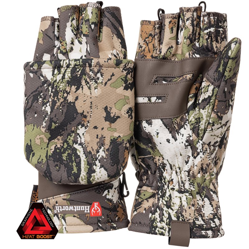 Huntworth Men's Colborne Heat Boost Heavyweight Softshell Hunting Gloves