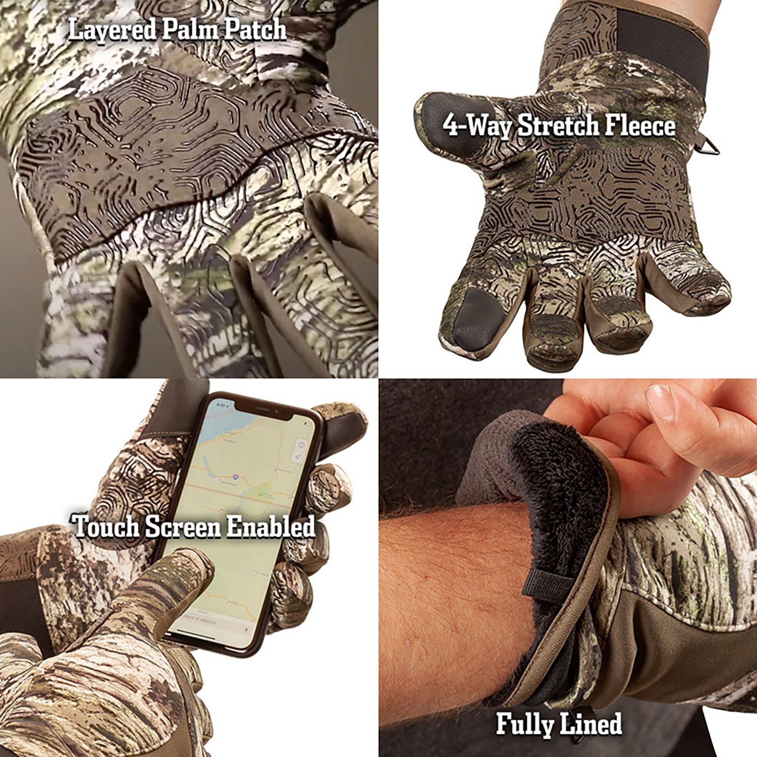 Huntworth Men's Ansted MW Plush Fleece Lined Gloves - view number 2