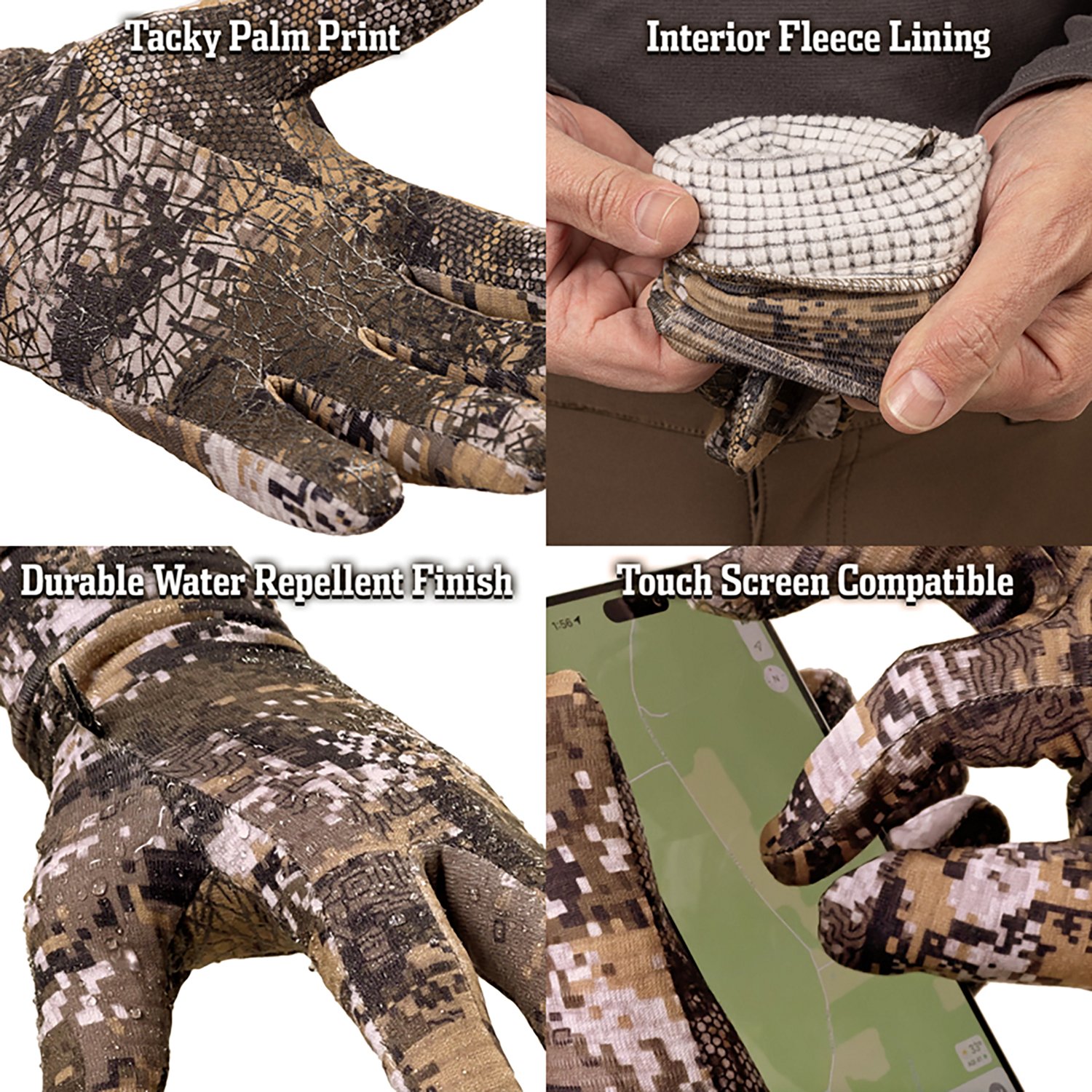Huntworth Men's Macon Lightweight Hunting Gloves - view number 2