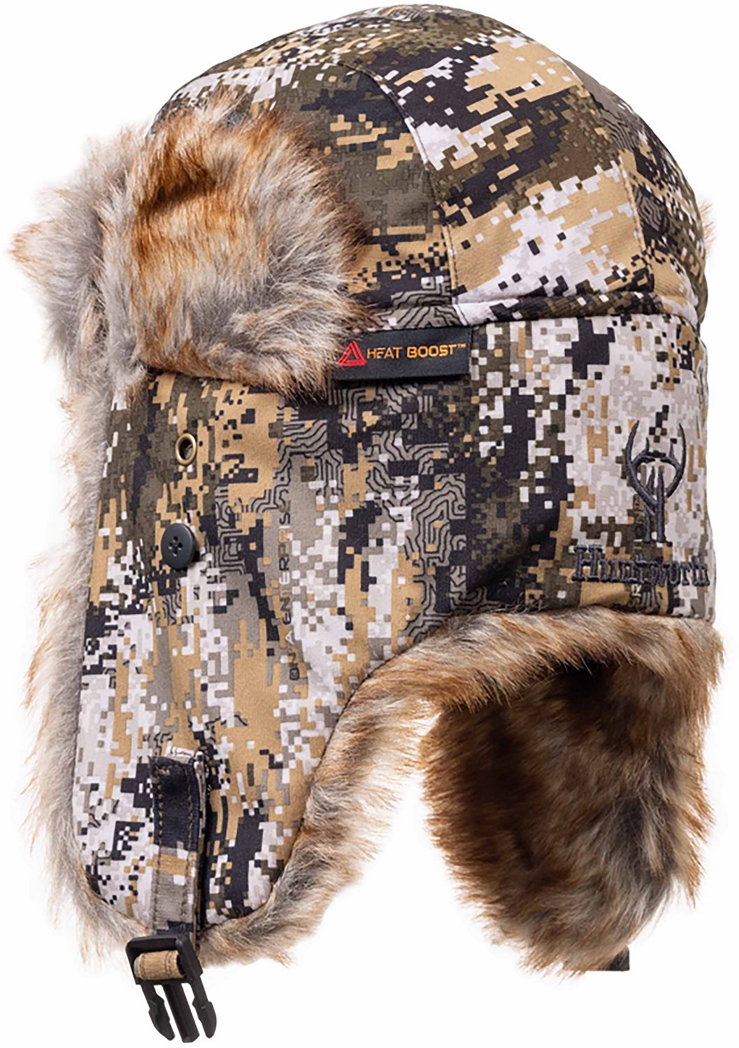 Huntworth Men's Vostok Heat Boost Heavyweight Trapper Hat - view number 2