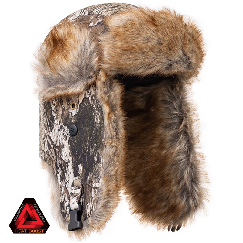 Huntworth Men's Vostok Heat Boost Heavyweight Trapper Hat