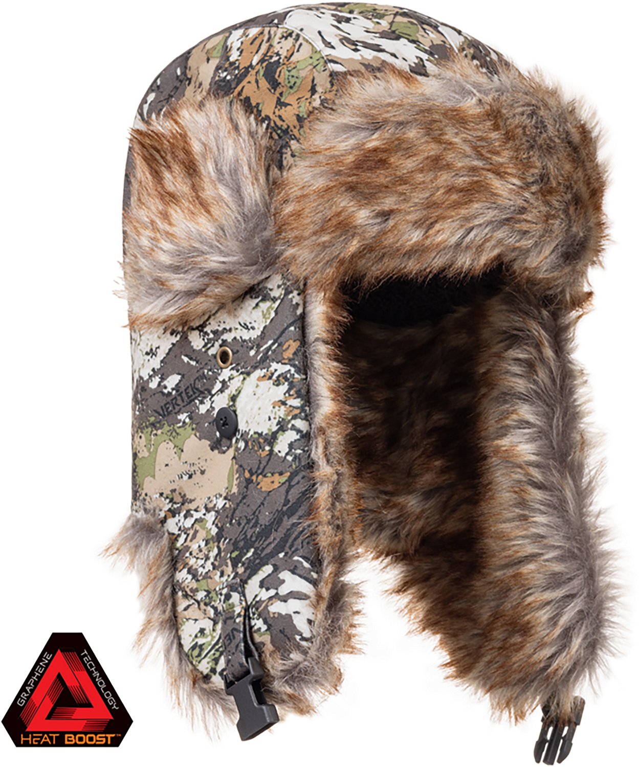 Huntworth Men's Vostok Heat Boost Heavyweight Trapper Hat