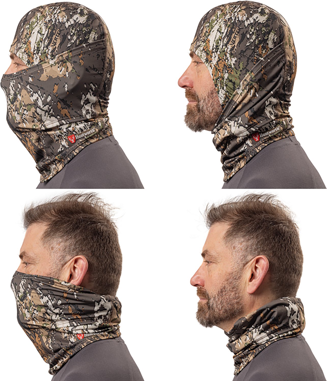 Huntworth Men's Tenpeak Lightweight Pull-Down Balaclava - view number 3