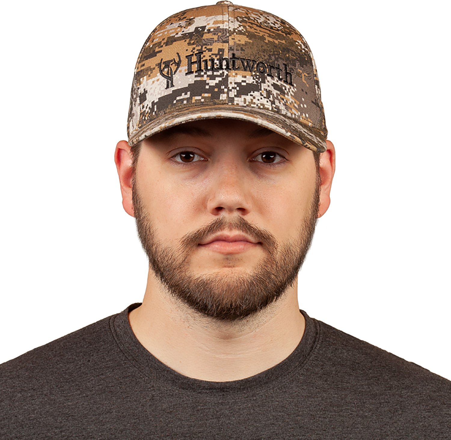 Huntworth Men's Snapback Camo Cap - view number 6
