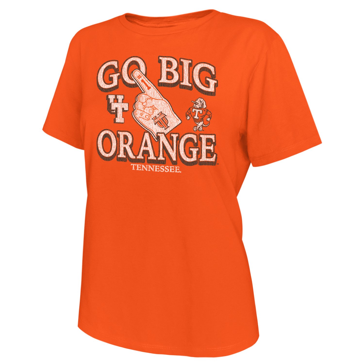 WILDCAT RETRO Women's University of Tennessee Foam Finger Boxy T-shirt
