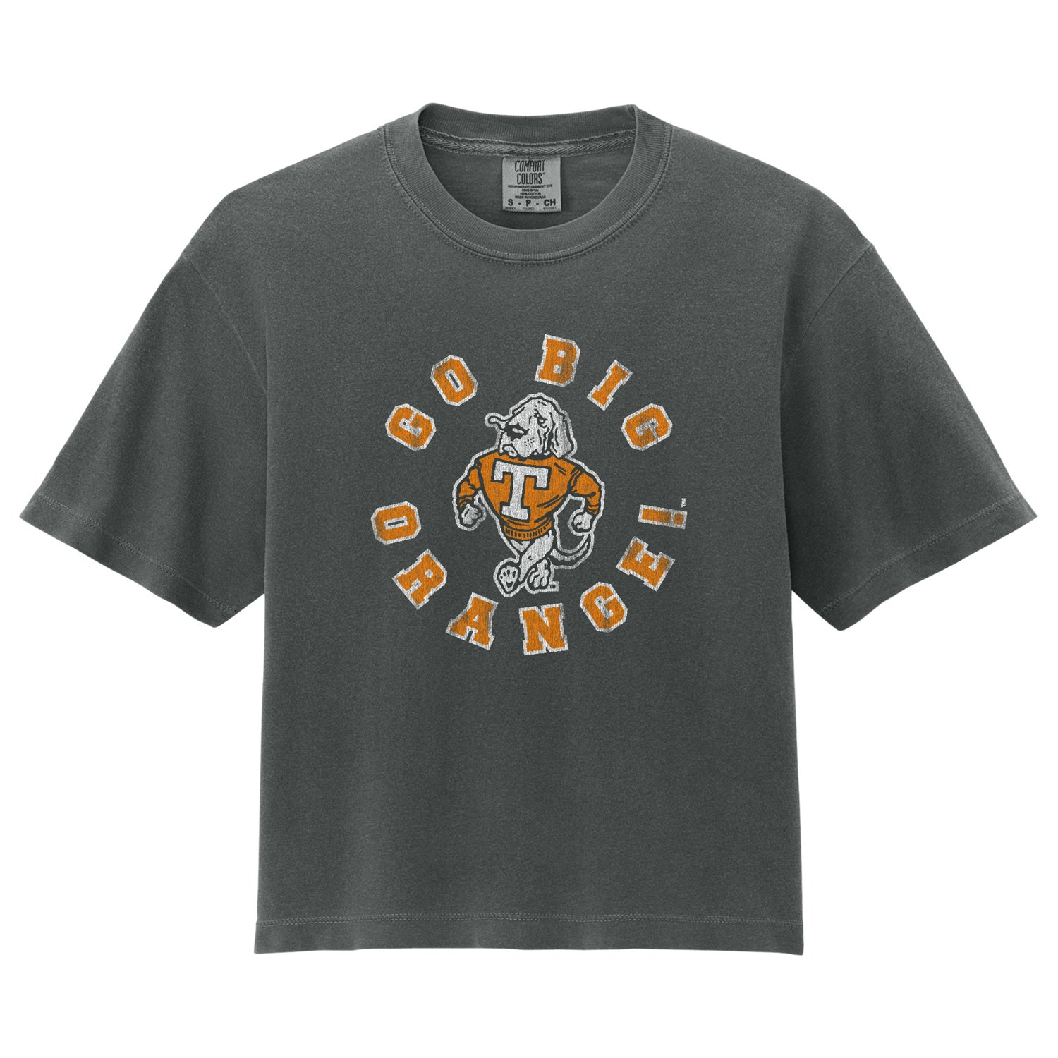 WILDCAT RETRO Women's University of Tennessee Retro Smokey Go Big Orange Comfort Colors T-shirt