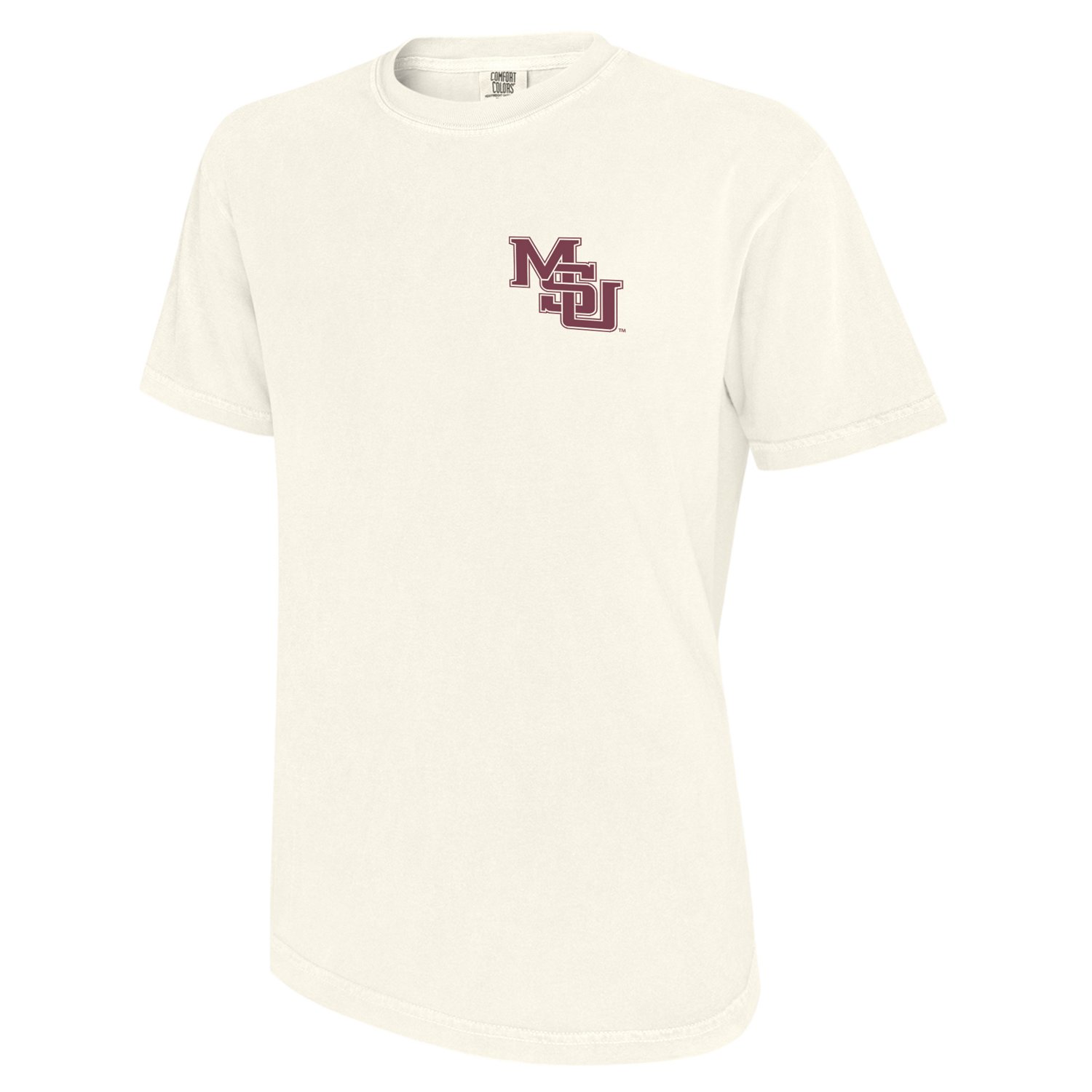 WILDCAT RETRO Men's Mississippi State University Diagonal State Comfort Colors T-shirt - view number 2