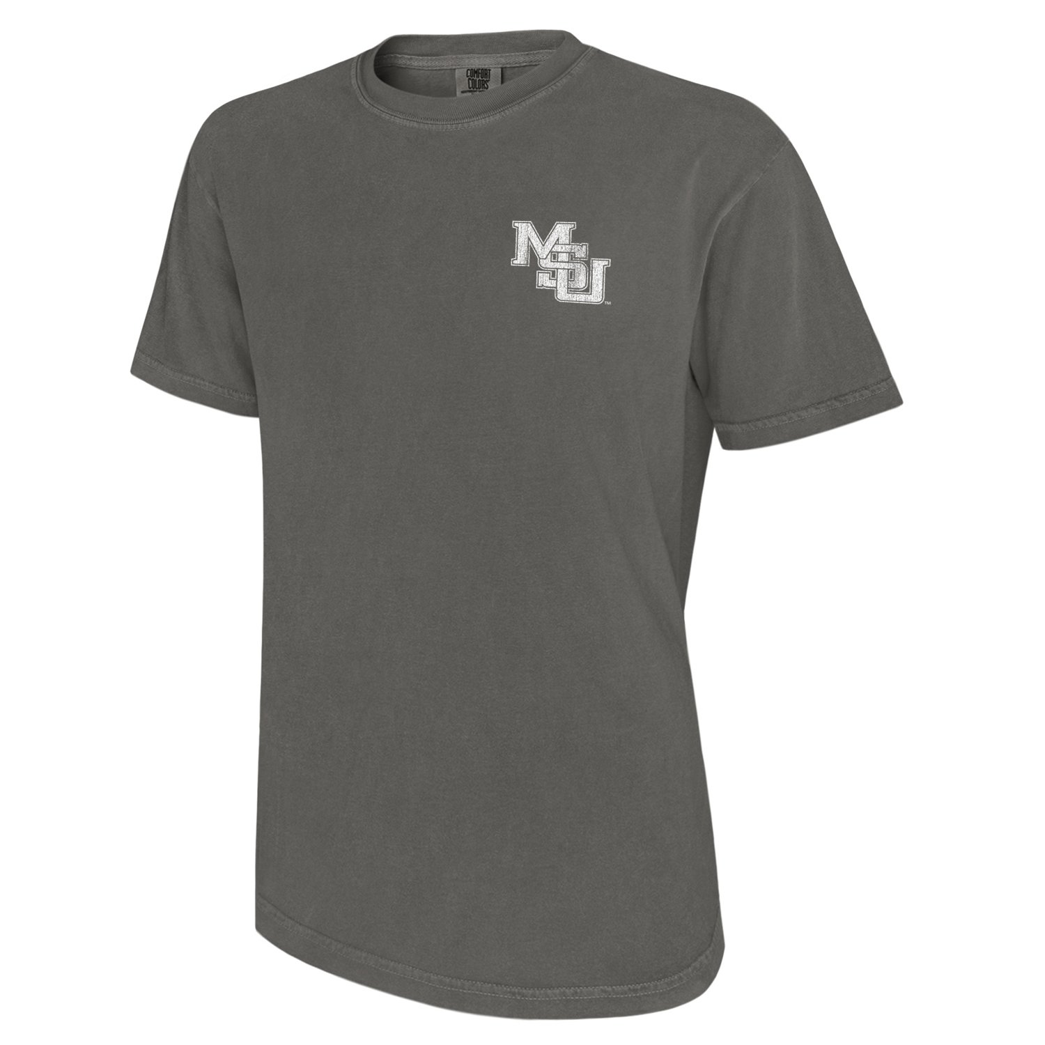 WILDCAT RETRO Men's Mississippi State University Hail State Bubble Letters Comfort Colors T-shirt - view number 2